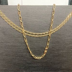 Gold Tone Monet Chains